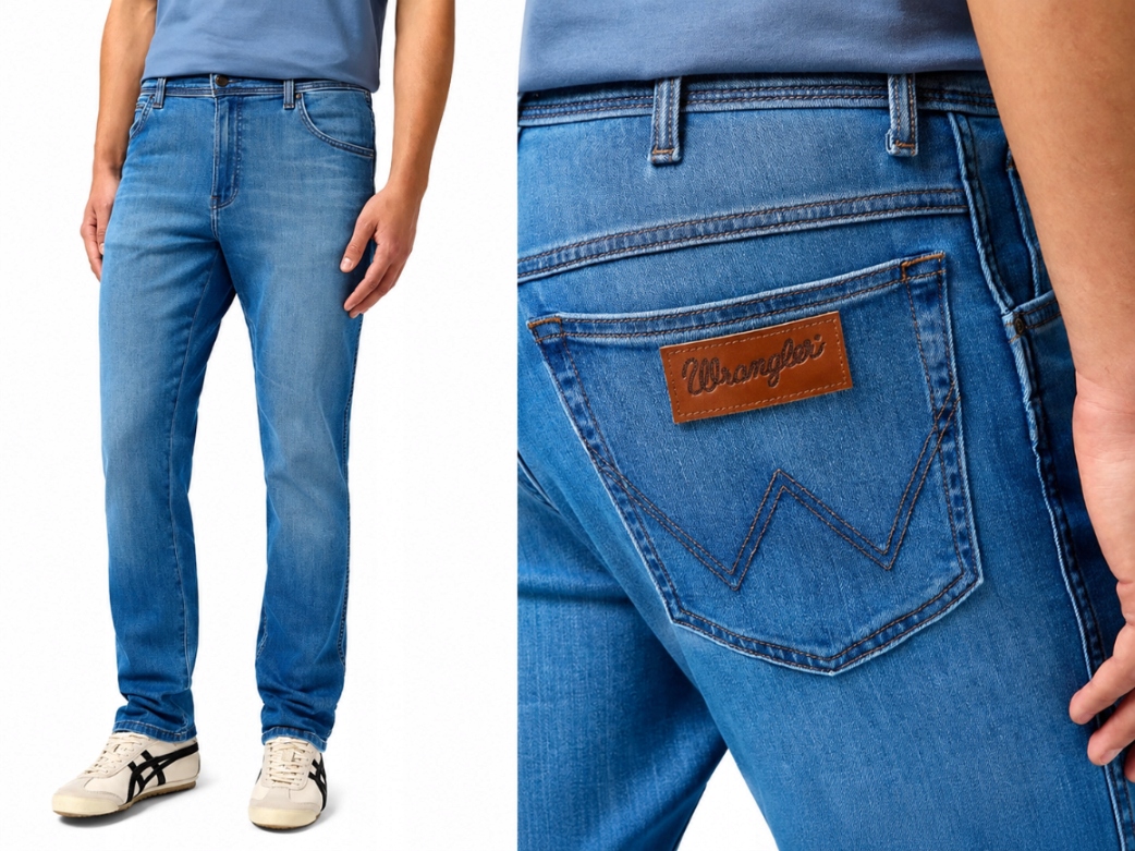 Wrangler Texas pánské zúžené tenké džínové kalhoty Heritage W36 L30