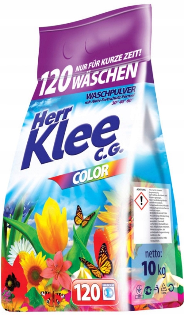 Levně Prací prášek Klee Color 10 kg F
