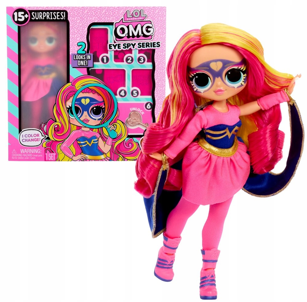 Lol Surprise Lalka modowa Omg Eye Spy Superhero Fashion Akcesoria