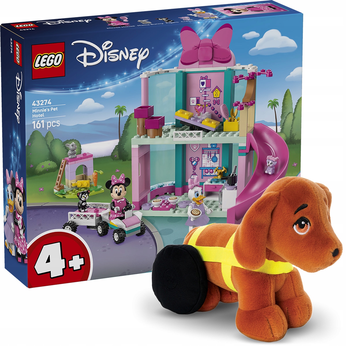 Lego Disney Classic Hotel pro zvířata Minnie 43274 Plyšák Pejsek
