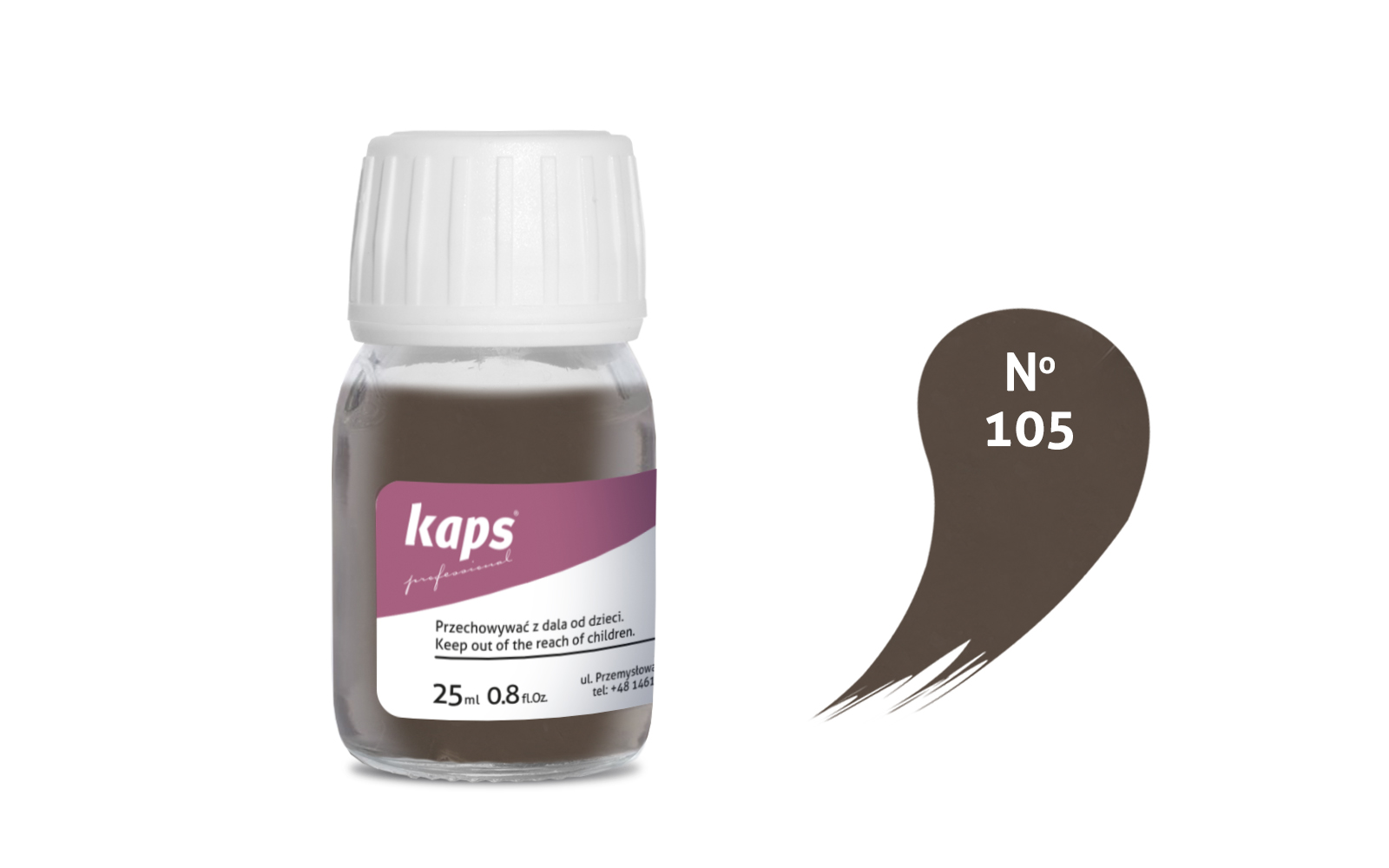 

Farba do skóry naturalnej i syntetycznej Kaps