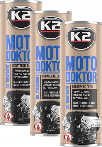 

Uszczelnia Silnik Redukuje Dym K2 Moto Doktor 3SZT