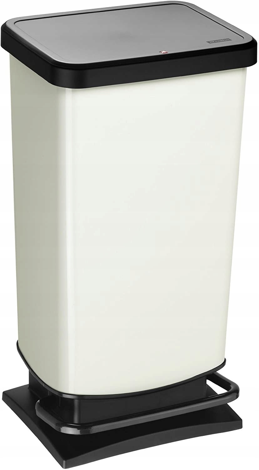 Levně Odpadkový koš Rotho Paso 40 l bílý