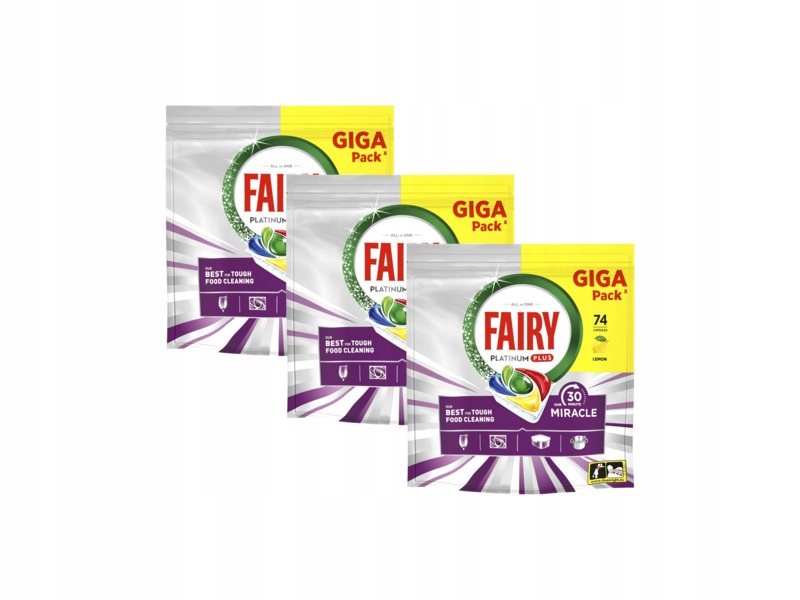 Kapsułki do zmywarki Fairy Platinium Plus All In One 30 Minut Miracle