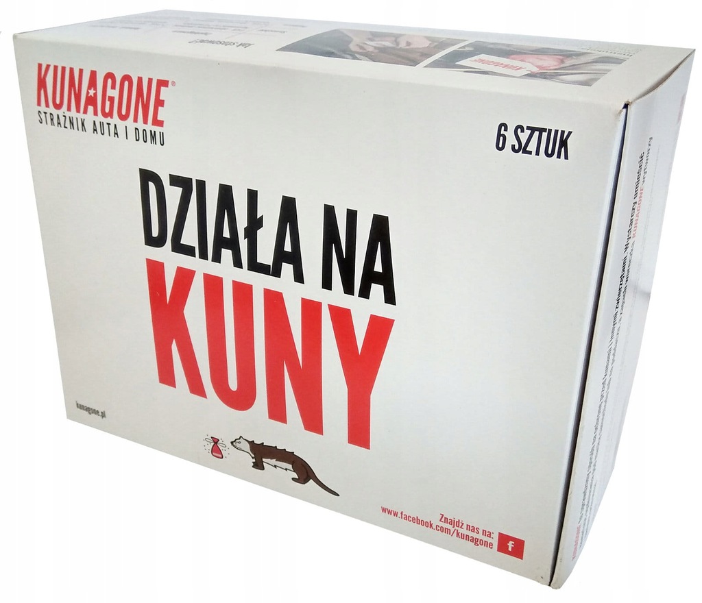 Kunagone Odstarszacz Na Kuny Zawieszka Do Samochodu 6 Sztuk