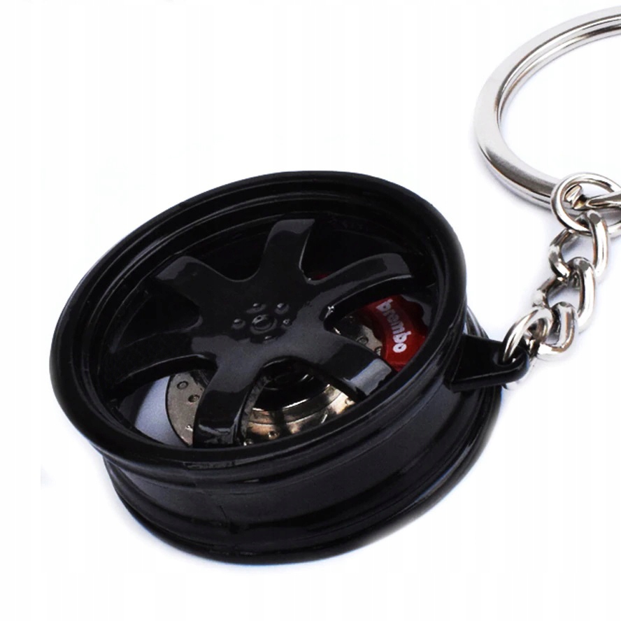 BRELOK METALOWY ZAWIESZKA DO KLUCZY TOREBKI FELGA Z TARCZĄ HAMULCOWĄ Marka Silkey