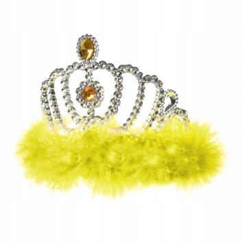 

Tiara Korona Diadem Żółty Urodziny Zabawa