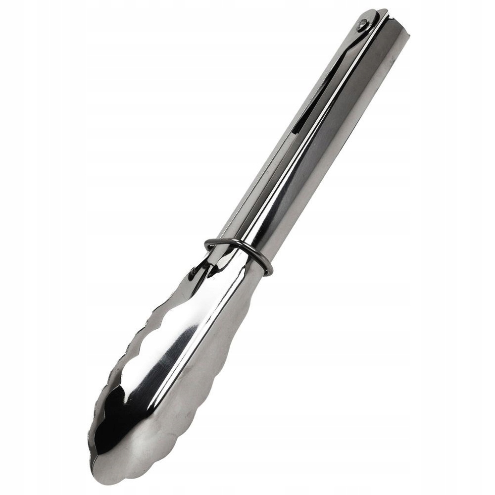 Szczypce STALOWE kuchenne grillowe do nakładania serwowania grilla 31 cm Długość 31 mm