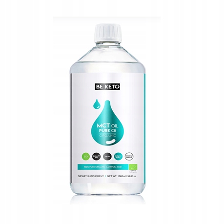 BeKeto Bio масло MCT 100% C8 (1000 мл)