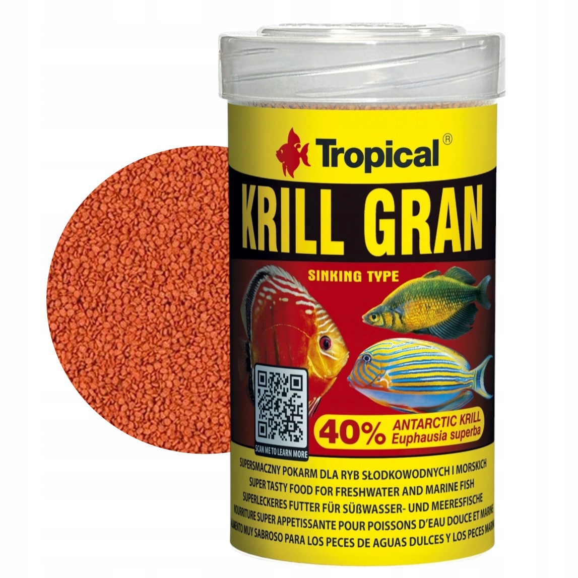 Levně Tropical Krill Gran 1000 ml 540 g Krmivo s krillem