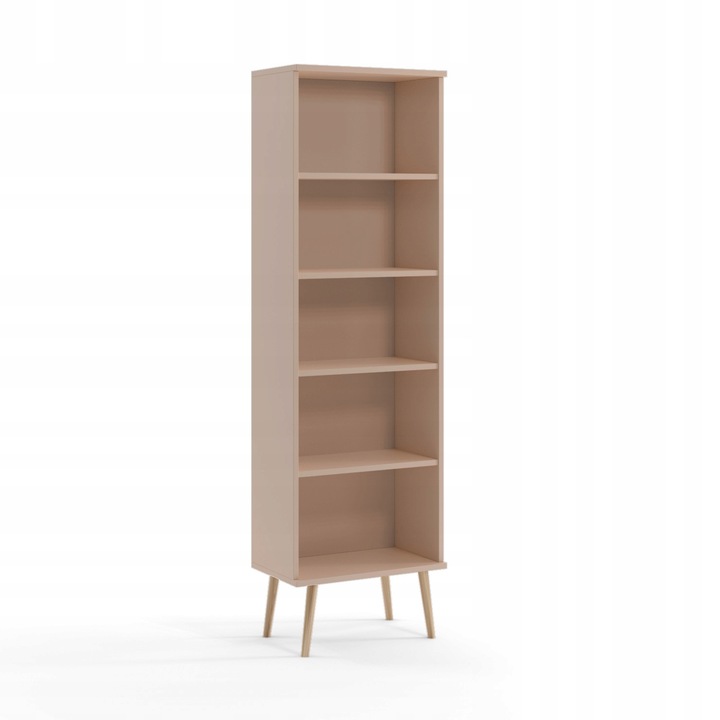 Regał Boho w stylu skandynawskim