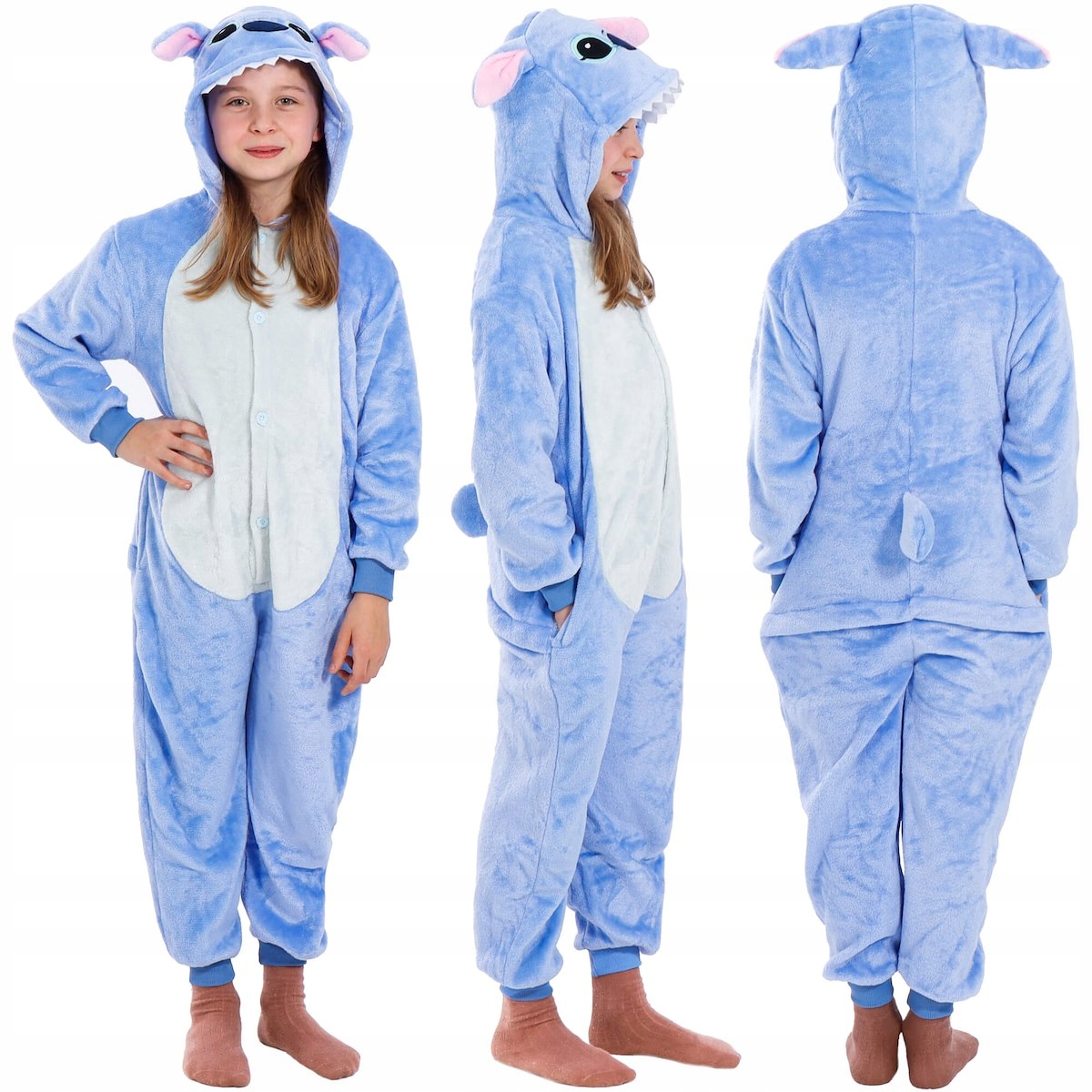 

Piżama Dzieci Kombinezon Kigurumi Stitch 120-130