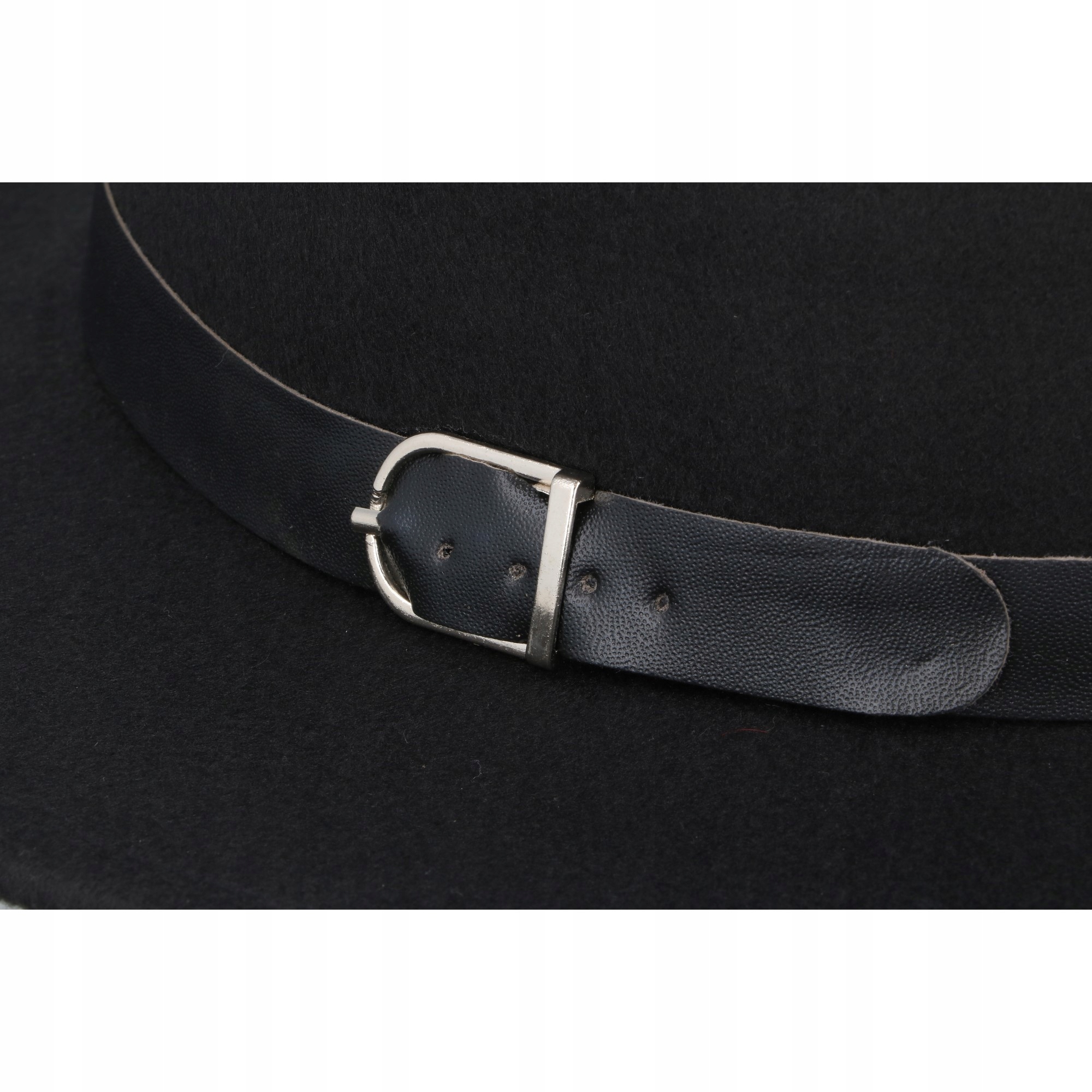 Modny kapelusz damski z falującym rondem beżowy Płeć uniseks