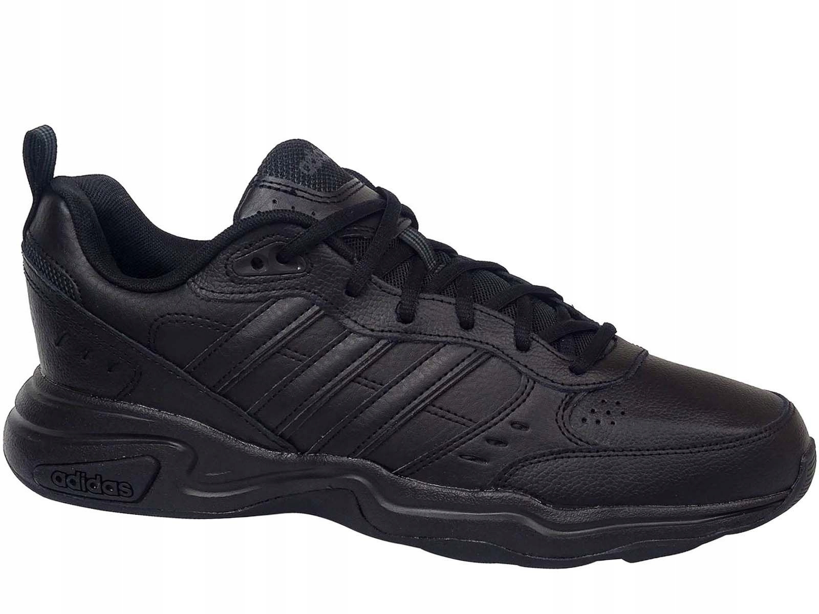 Adidas Strutter EG2656 Buty Męskie Skórzane Czarne Sportowe