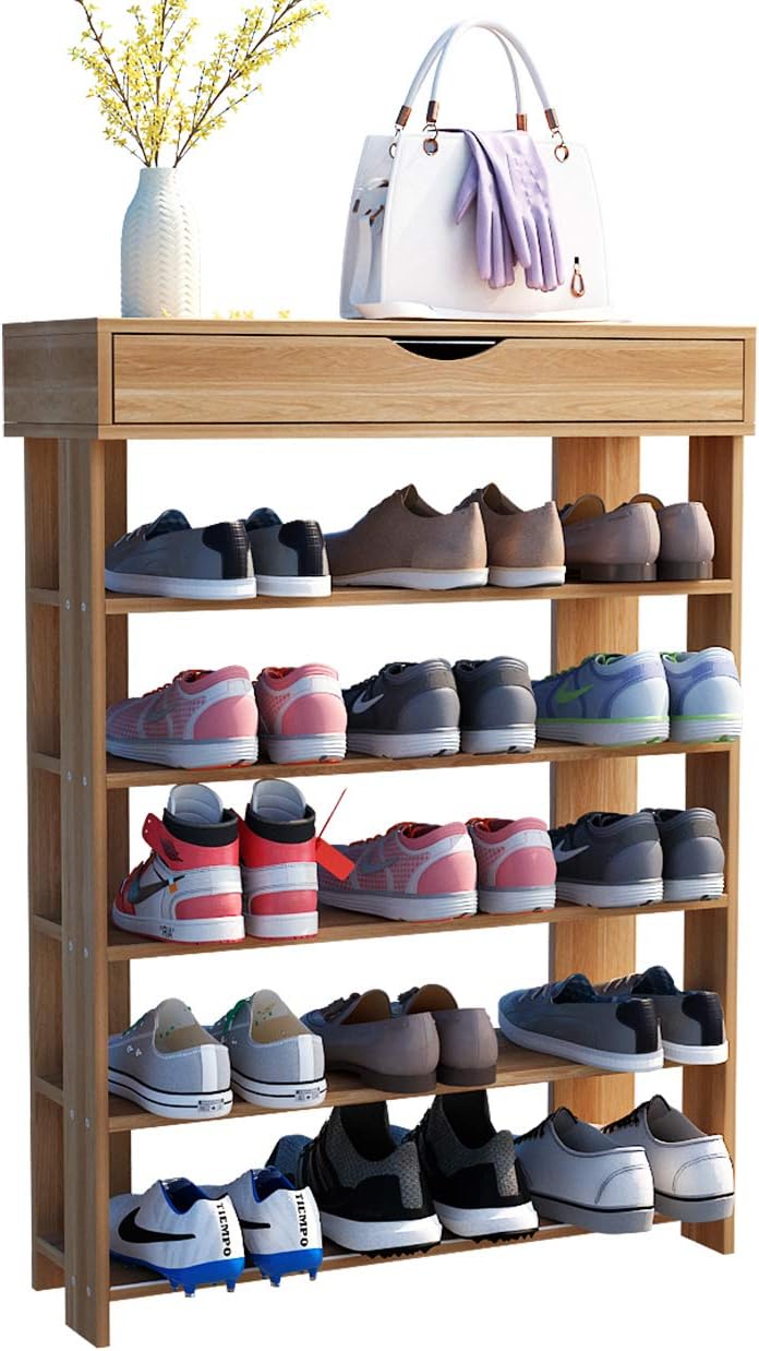 SZAFKA PÓŁKA NA BUTY DREWNIANA REGAŁ PRZEDPOKÓJ SALONU PRZECHOWYWANIE BUTÓW