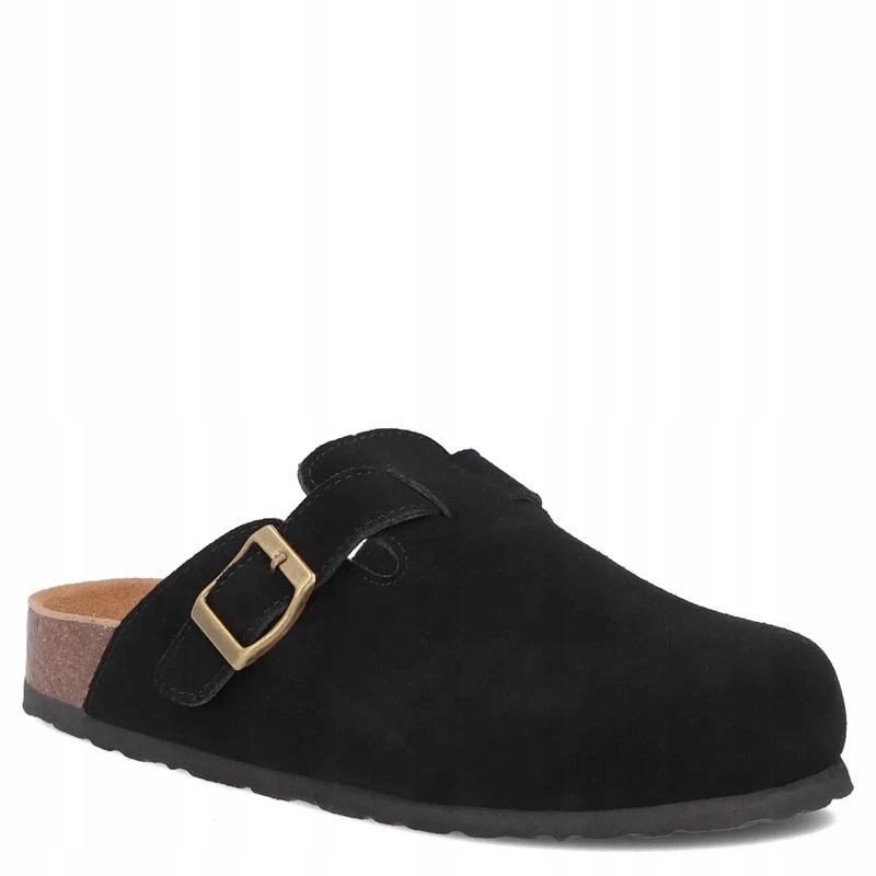 Filippo DK7918/26 Bk Černé Kožené Nazouváky Barefoot 41