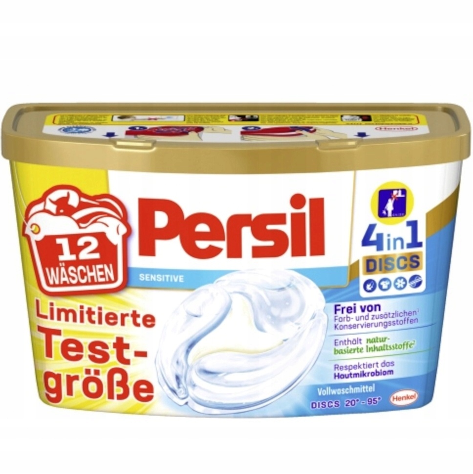 

Persil 4in1 Disc Sensitive Kapsułki Do Prania 12sz