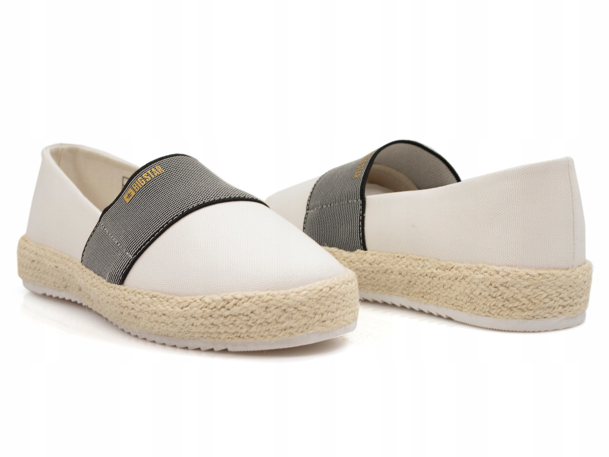 

espadryle damskie Big Star tekstylne wsuwki lordsy