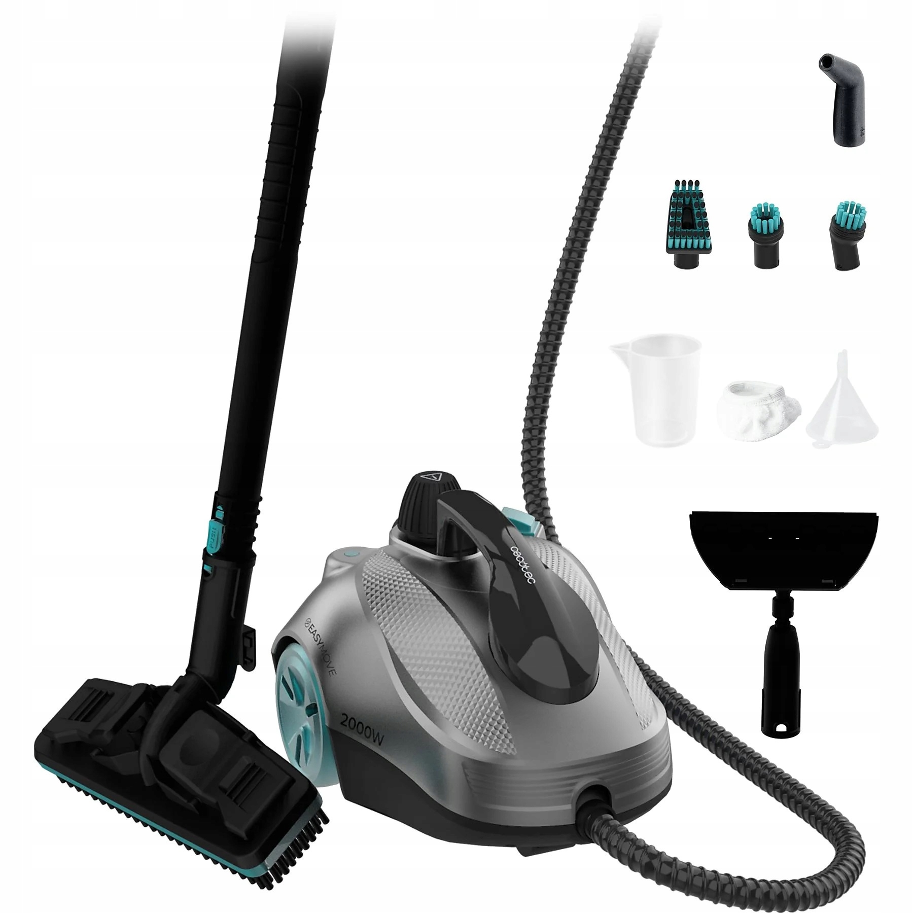 Odkurzacz Parowy Cecotec HydroSteam 2000 EasyHome Max 2000W 60 g/min Szary