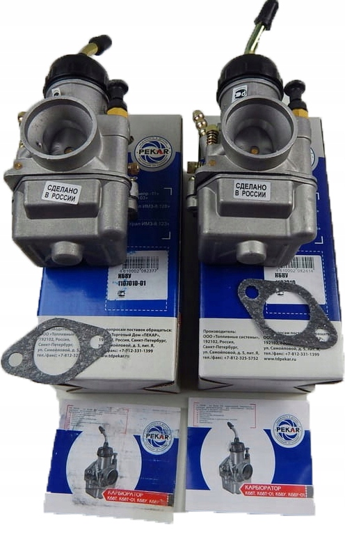 Karburátory Pekar K-68 Y Ural Dnoepr K-750 M-72