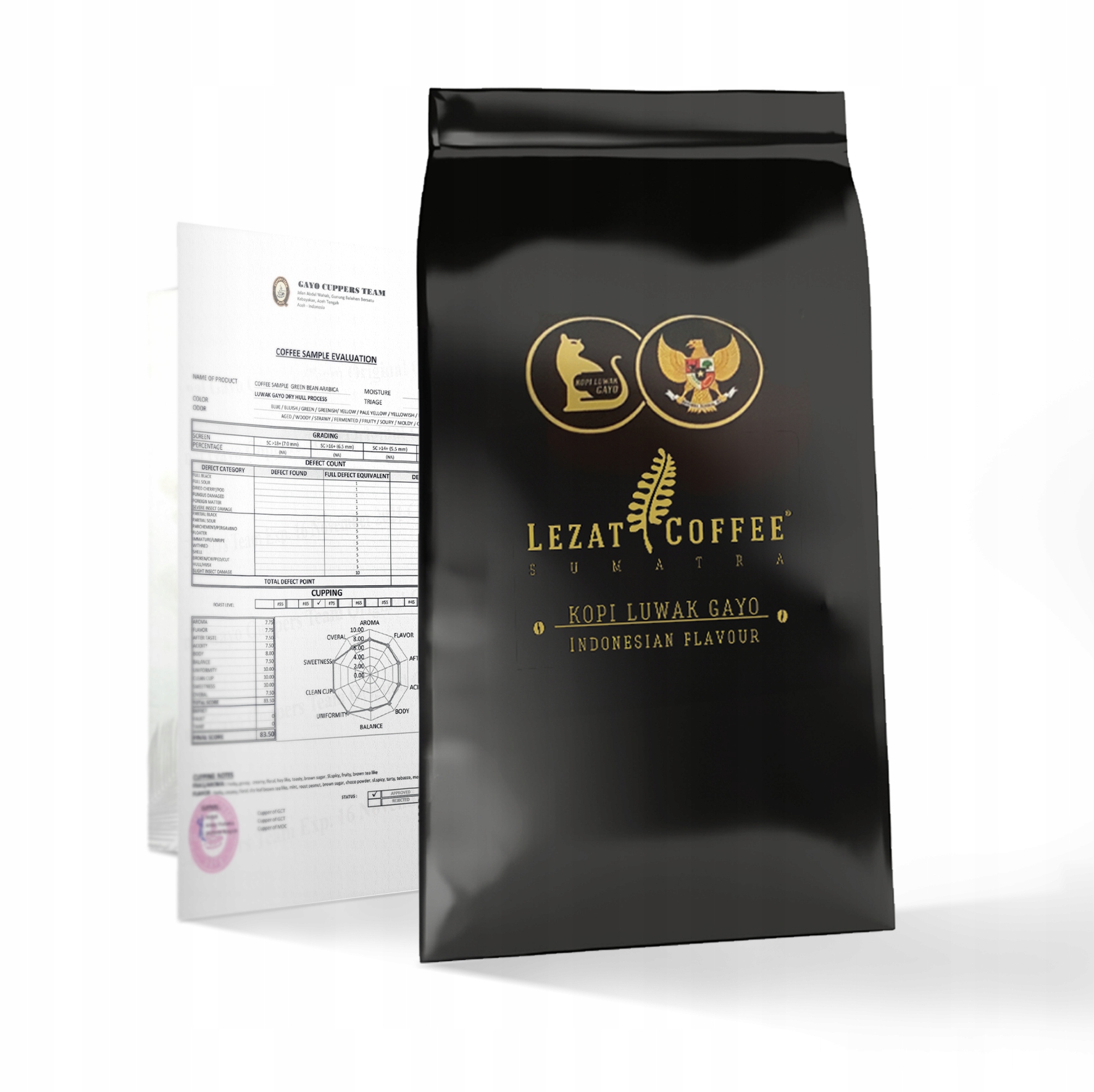 Kopi Luwak Arabika Gayo kawa ziarnista 100g