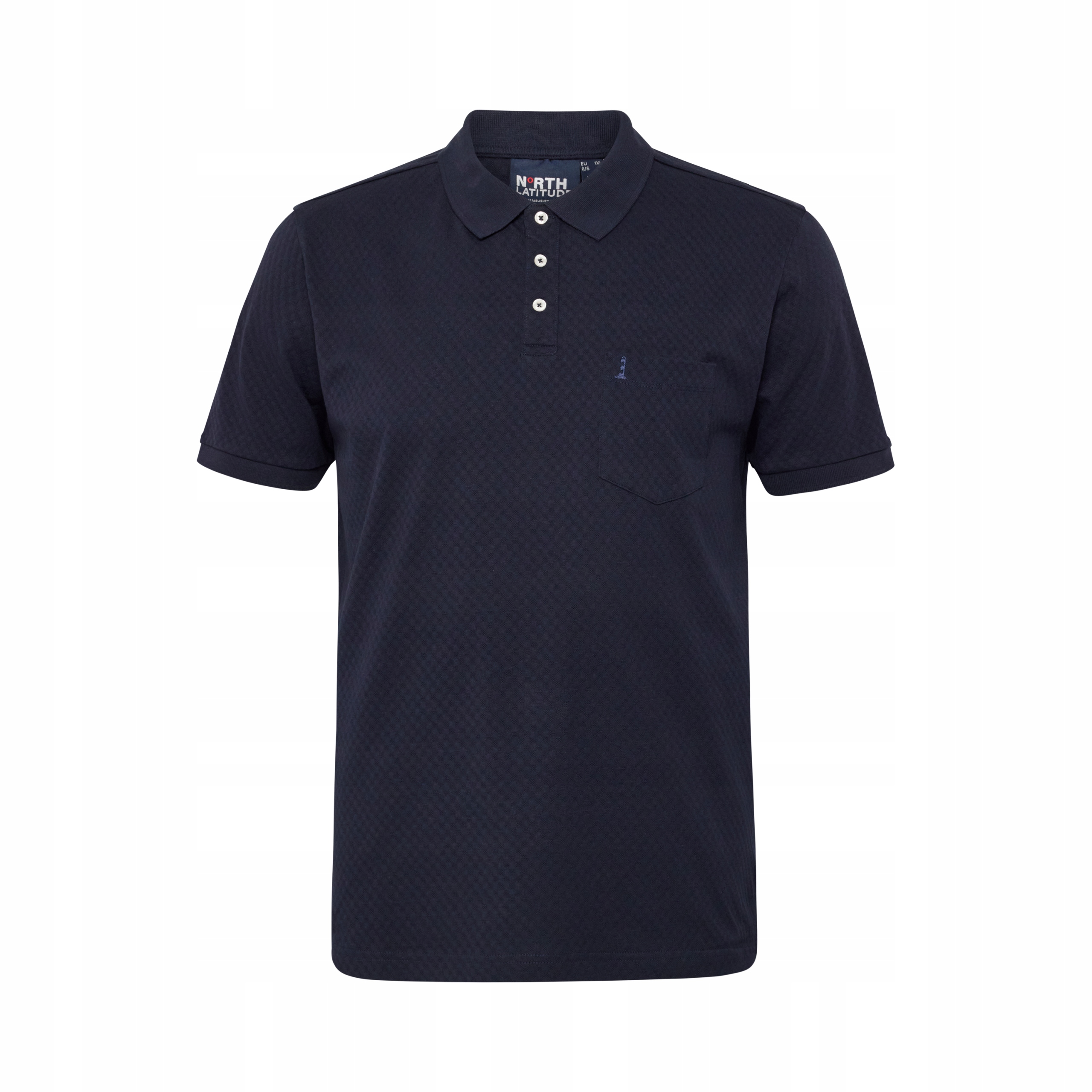 North Latitude Velké Rozměry Polokošile Tmavě Modré 6XL 162 cm