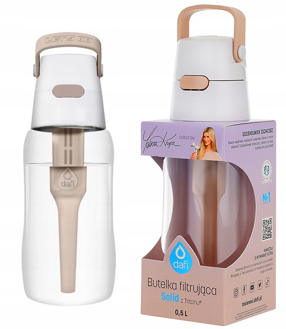 

Butelka Dafi Solid 0,5l cappuccino by Joanna Krupa