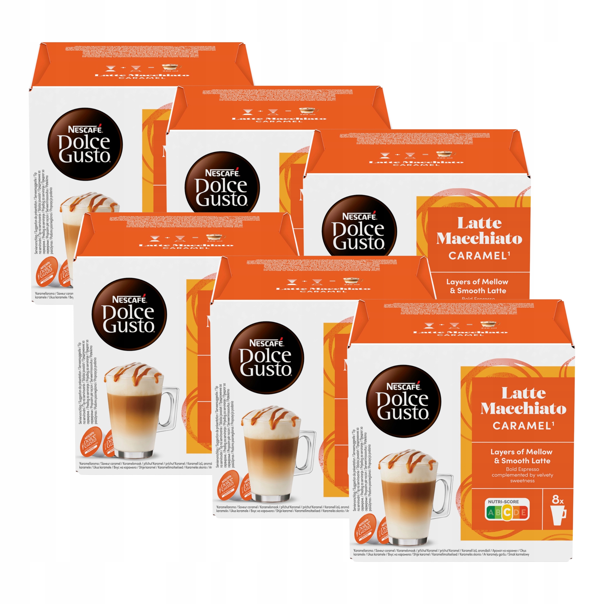 Dolce Gusto Karmelowe Latte Macchiato kawa w kapsułkach 96 kapsułek