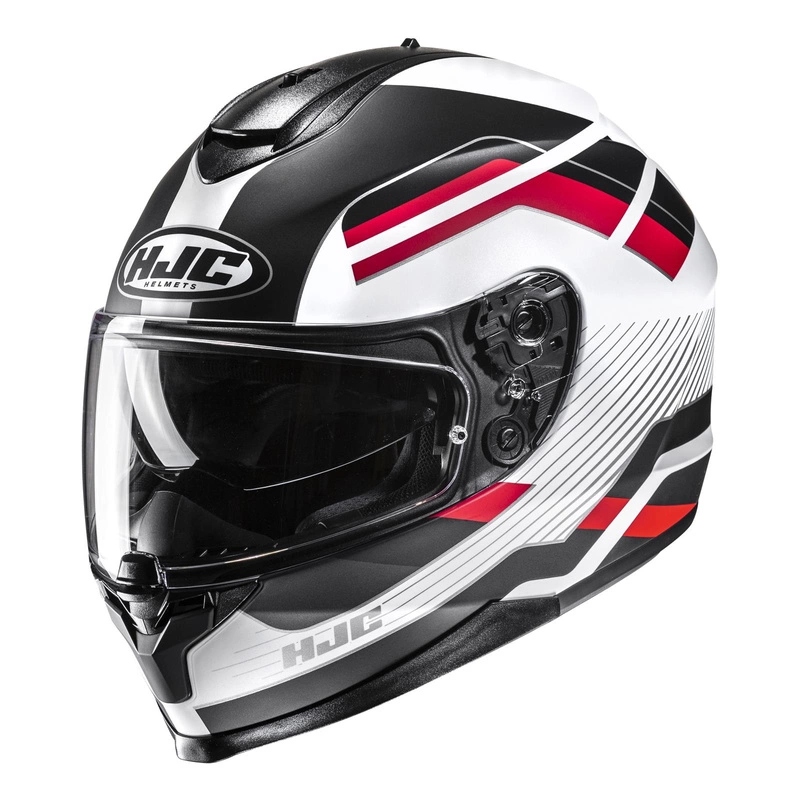Motocyklová prilba Hjc C70N Belis Black/white čierna biela Darčeky