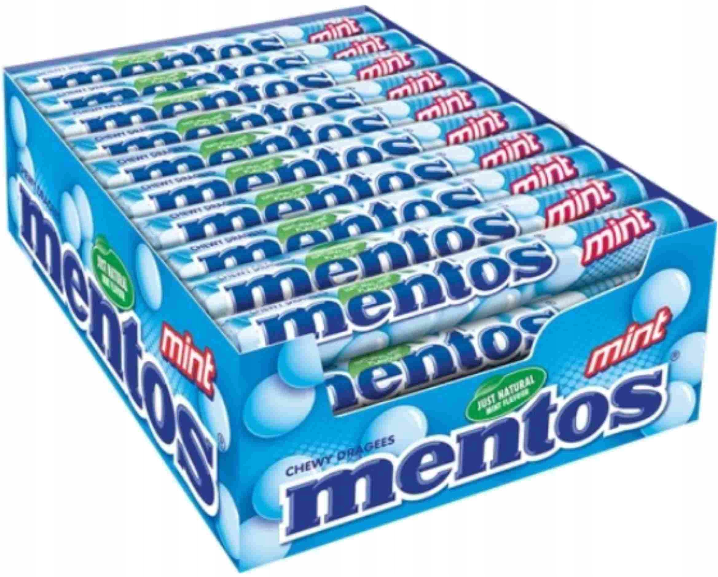 Levně (x40) Mentos Dražé mincovnu 38g