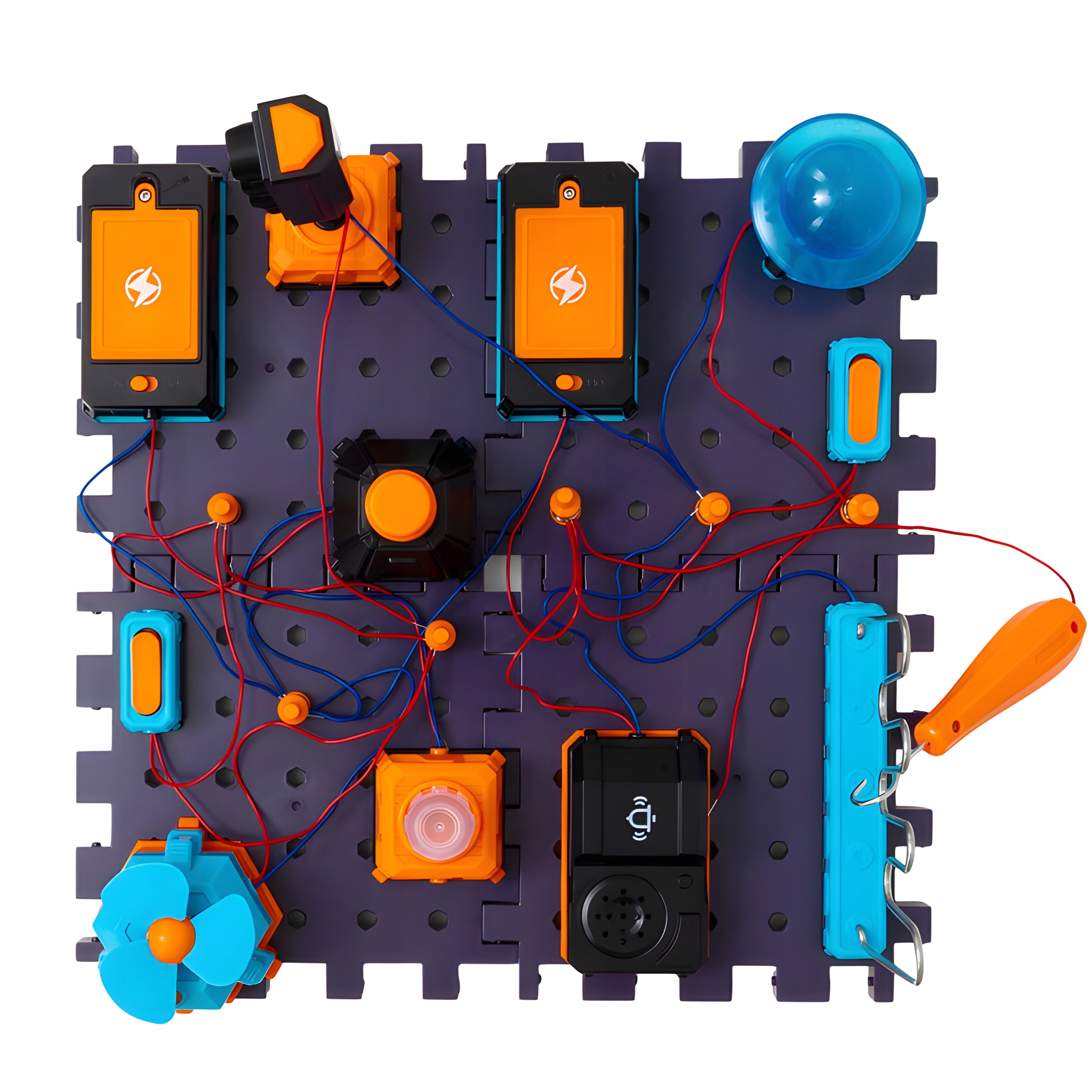 Elektros laboratorija Maža elektronikos elektros eksperimentinis rinkinys Prekės ženklas click4TOYS