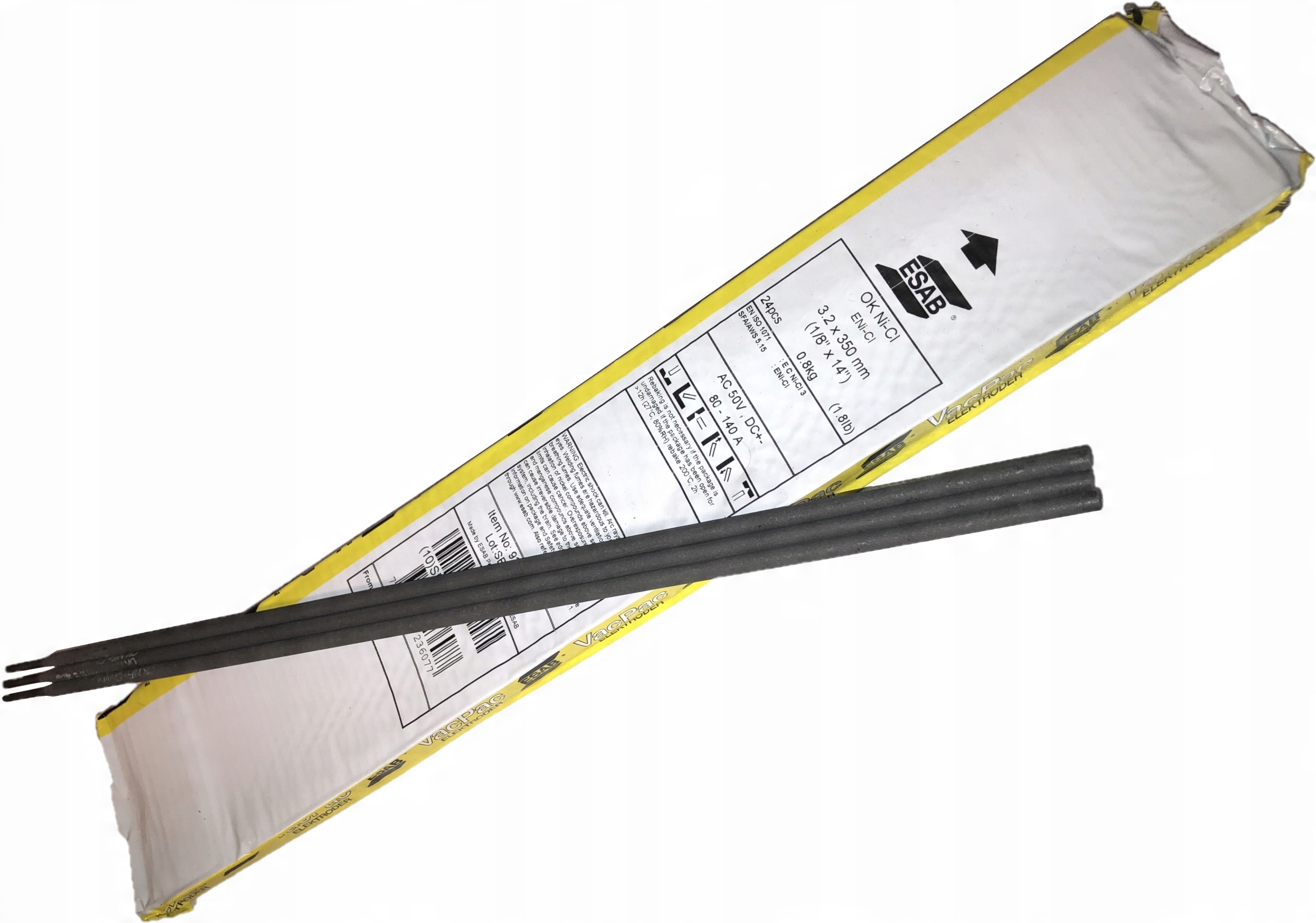 

Esab Elektroda do żeliwa 3,2 mm Ok Ni-Cl
