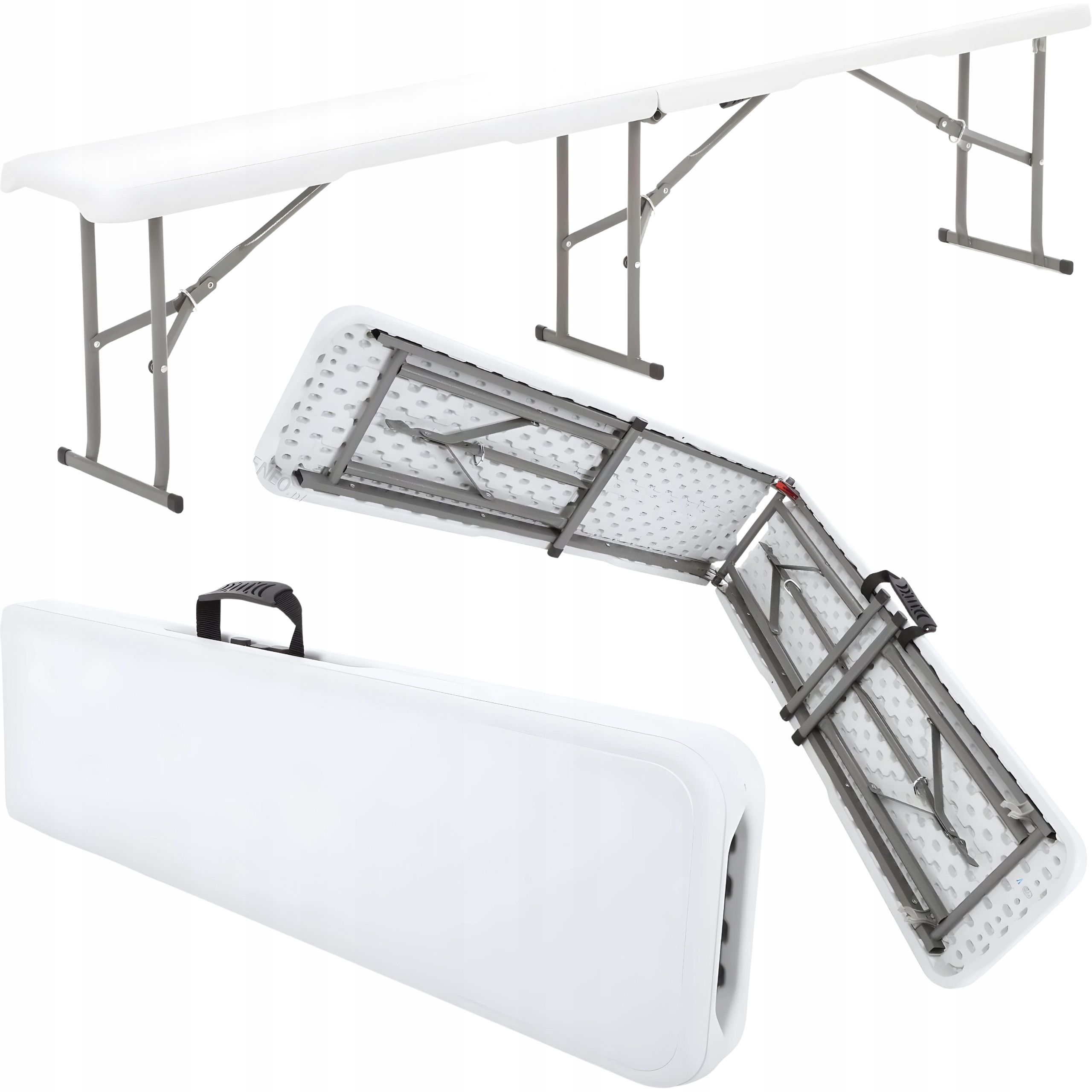 Velká Skládací Lavice Pro Catering, Zahradu, Kufr 180 cm, Banketová Lavice Kh