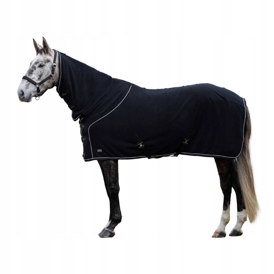 Deka s kapucí Covalliero Therm černá 135 cm