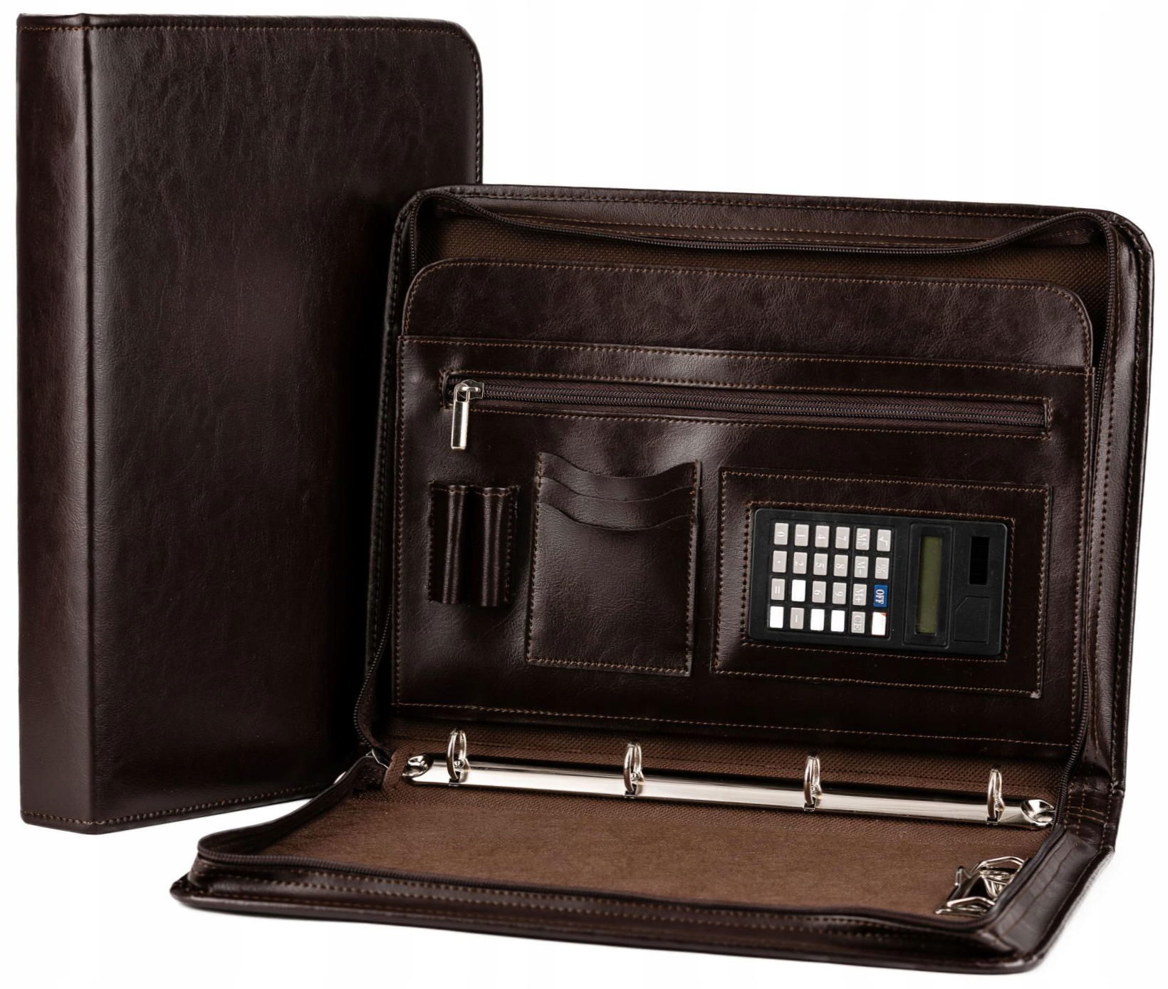 

Organizer Teczka Aktówka A4 kalkulator BW02 Czekol