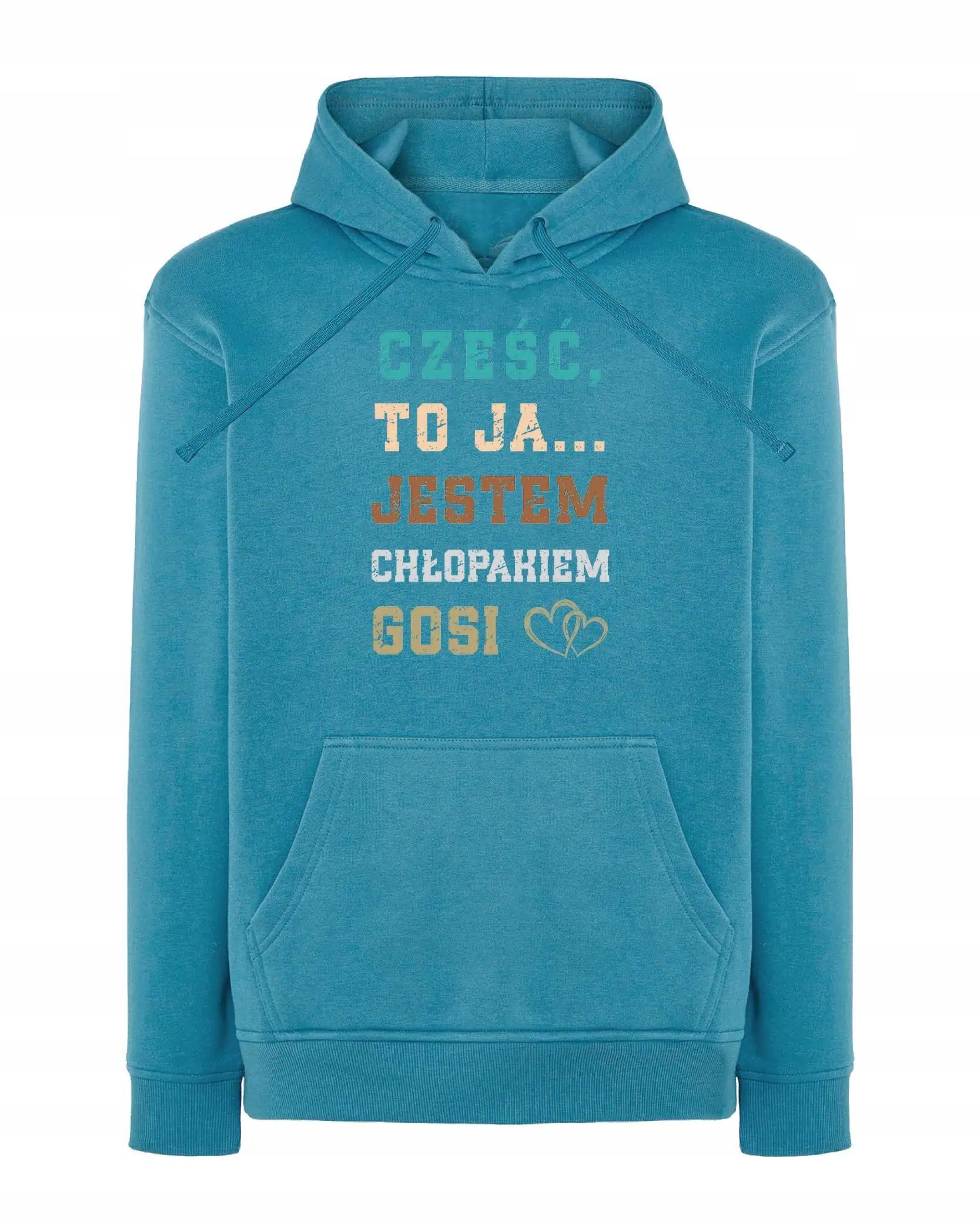 Mikina s kapucí Personalizovaný Den chlapců Partner Modrá XL