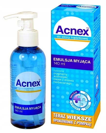 

Acnex Emulsja Myjąca płyn 140 ml trądzik zaskórnik