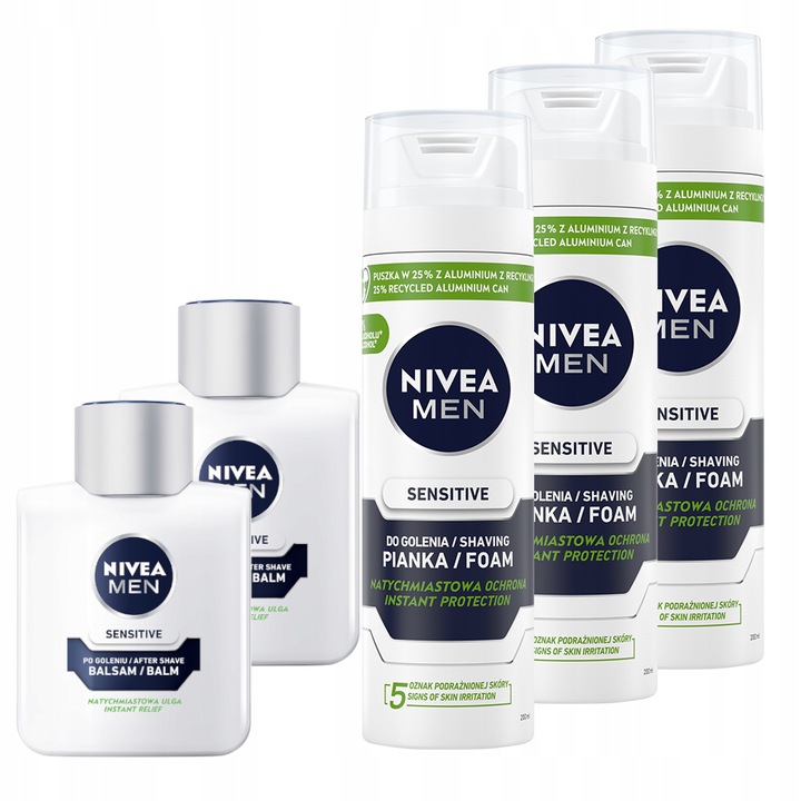 Nivea Men Sensitive blasam 2 pěna na holení 3