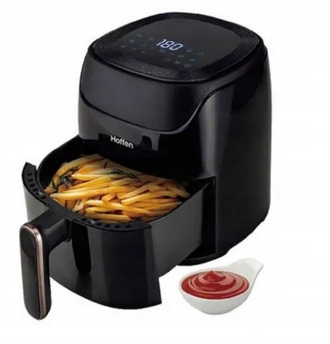 Frytkownica beztłuszczowa Hoffen 1400 W 3,8 l z timerem