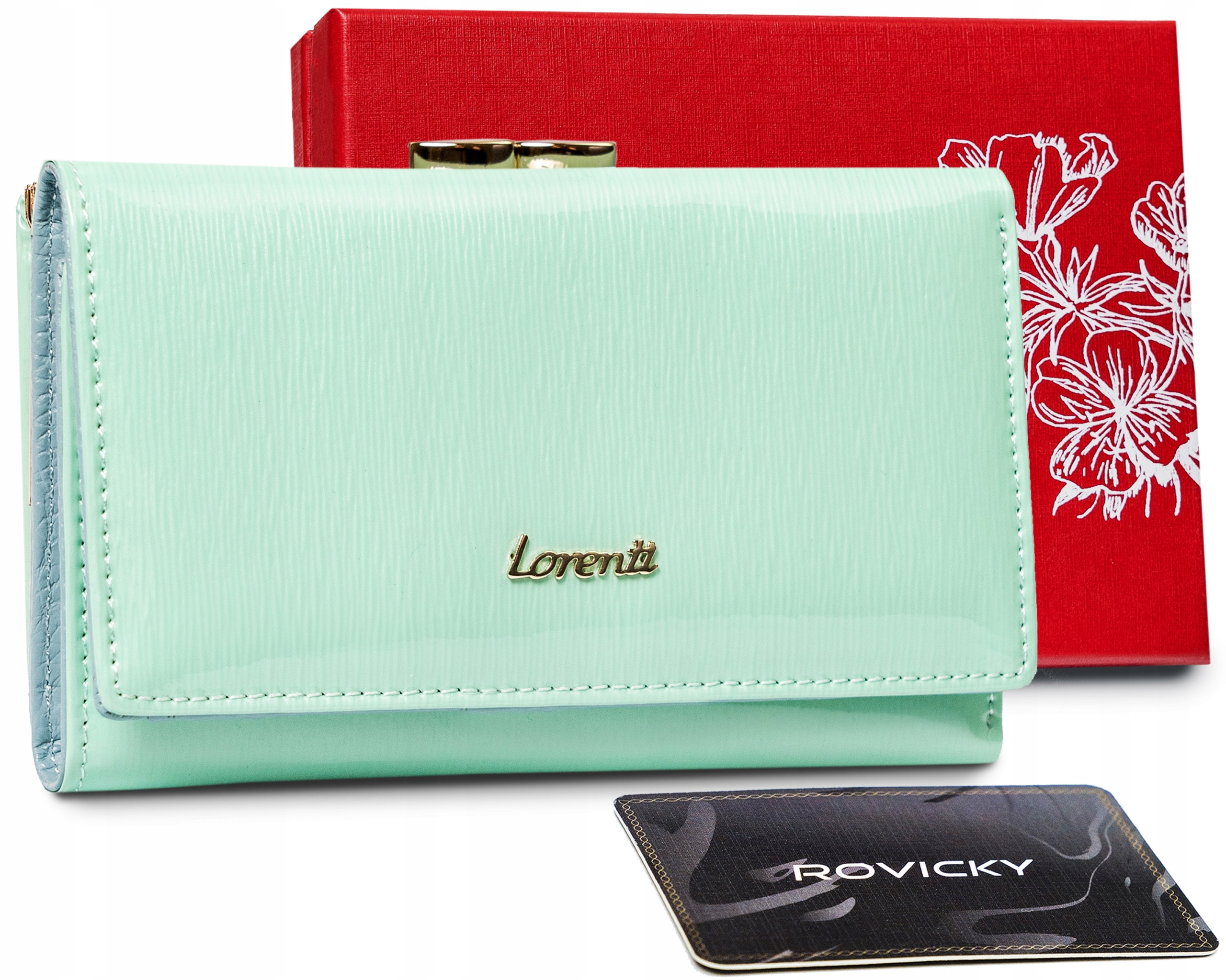 

Lorenti modny portfel skórzany z ochroną kart Rfid