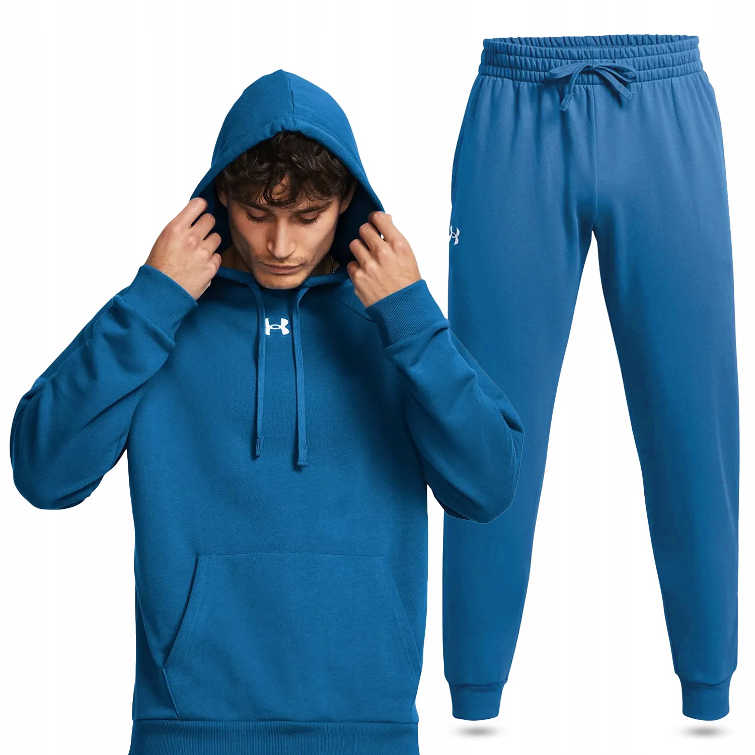 BLUZA MĘSKA UNDER ARMOUR SPODNIE DRESOWE BAWEŁNA KOMPLET DRES ZESTAW SPORT Marka Under Armour