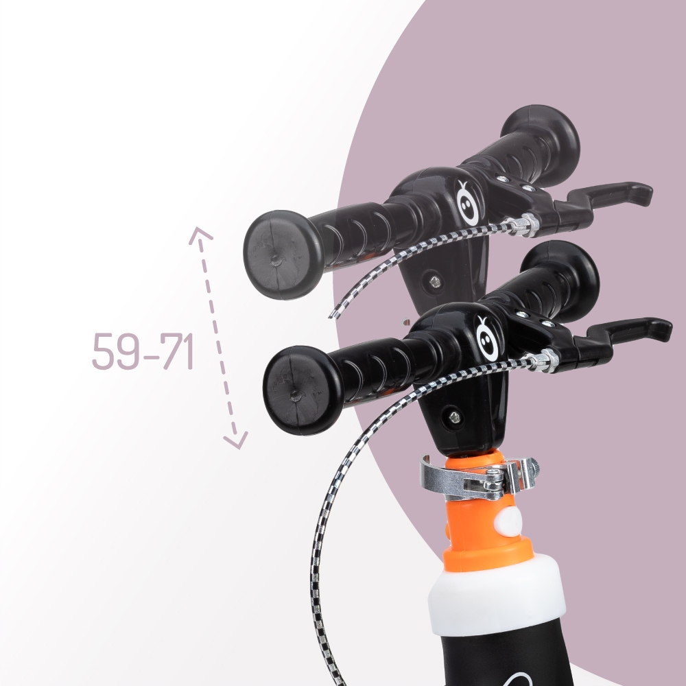 OUTLET MoMi ELIOS 2w1 JEŹDZIK HULAJNOGA TRÓJKOŁOWA LED - czarny Stan opakowania uszkodzone