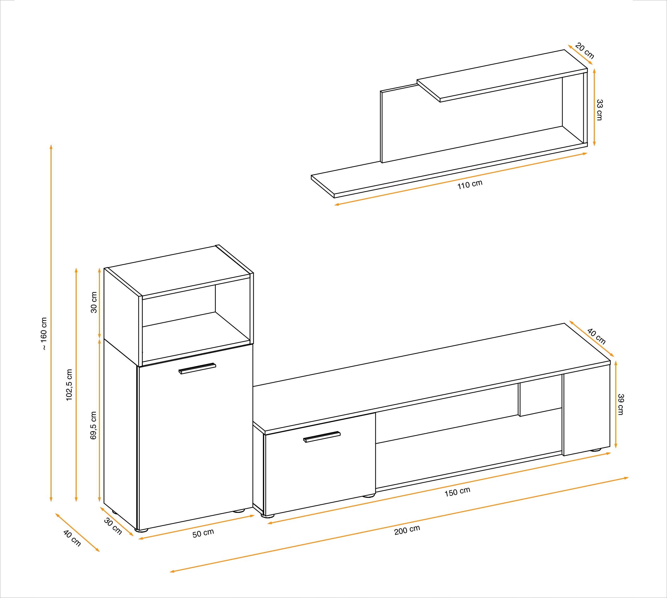 MEBLOŚCIANKA MALE I WWT Marka ASM