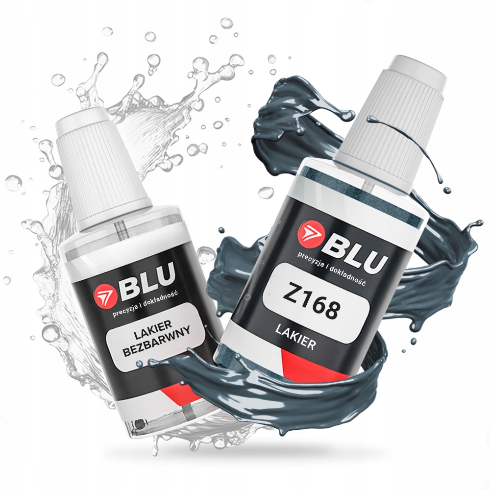Lakier zaprawka samochodowa Z168 Klar niebieski metroblauperl do Opel Blu