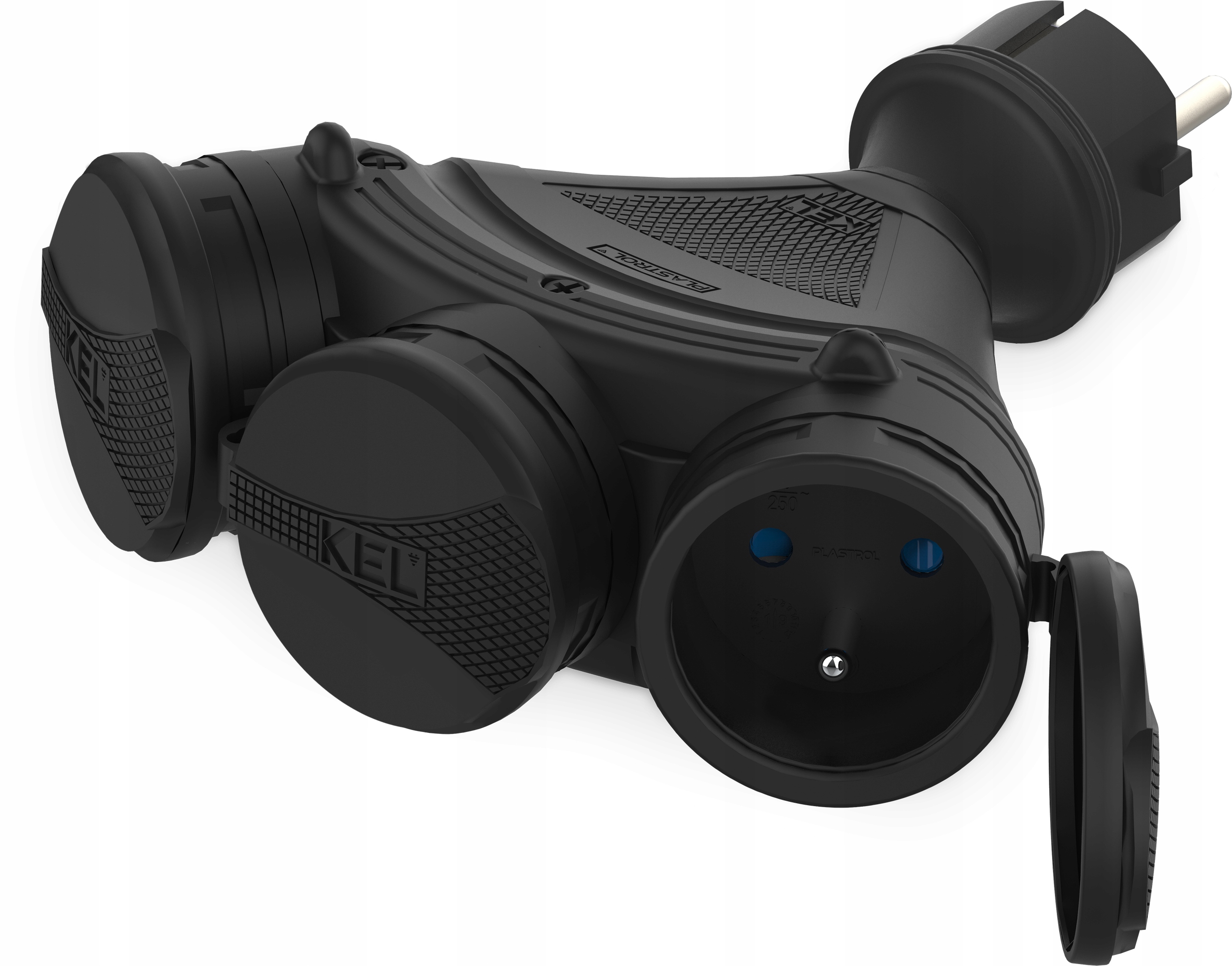 

Rozgałęźnik Złodziejka R-X3 IP54 Czarno-czarny