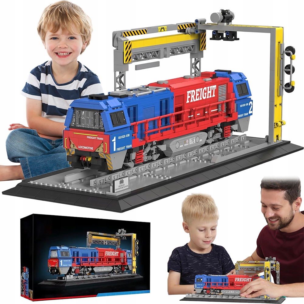 Zestaw Klocków City Tramwaj Miejski Zabawki Edukacyjne Model Kolekcjonerski