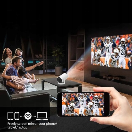 PROJEKTOR RZUTNIK ORYGINALNY HY300 ANDROID TV WIFI FULL HD PRZENOŚNY SMART Rozdzielczość podstawowa (px) 1280 x 720