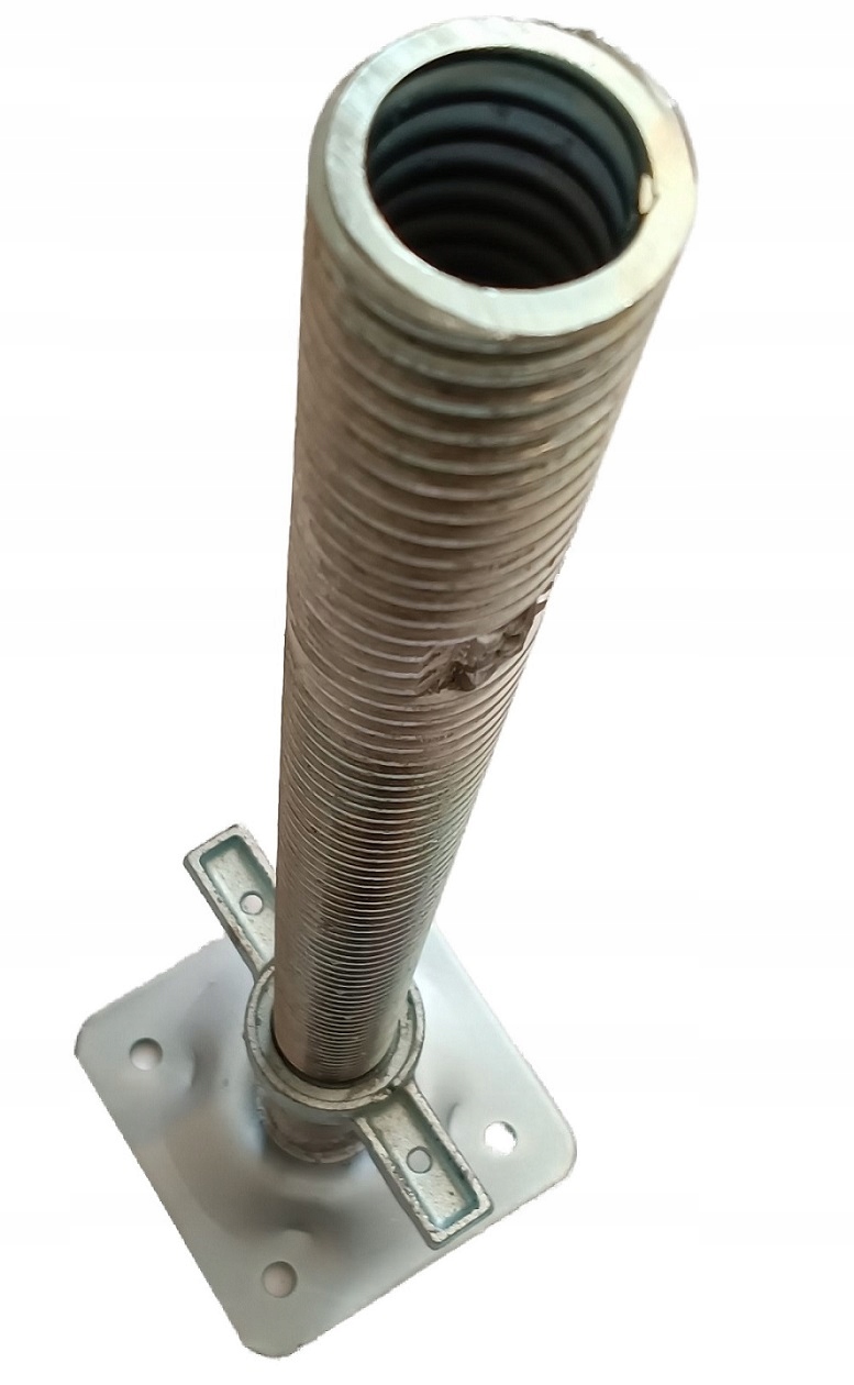 Patka lešení rámu základna 60 cm Pozinkovaná Trubka 38 mm Sada 4 ks