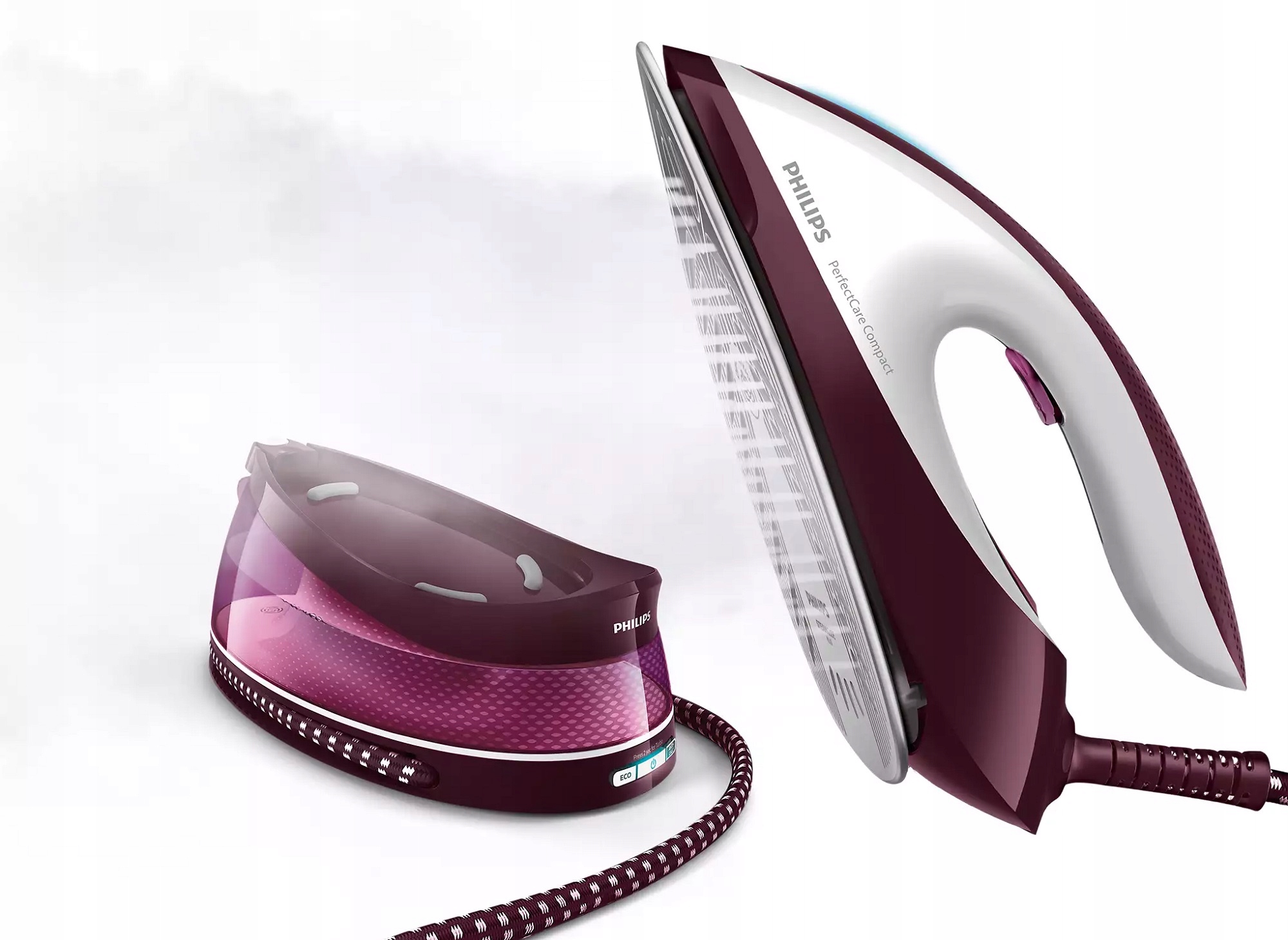 Stacja parowa Philips GC7842/40 Żelazko z generatorem pary 2400W GC7844 Pojemność zbiornika na wodę 1500 ml