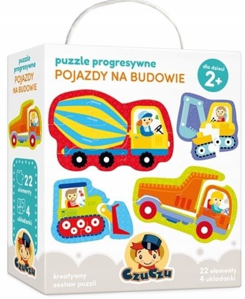 

CzuCzu Puzzle Progresywne Pojazdy Na Budowie